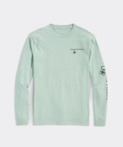 Vineyard Vines Fly Christmas Tree Long-Sleeve Tee< Tees