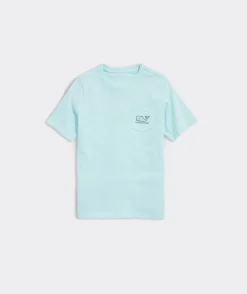 Vineyard Vines Fly Rod Whale Long-Sleeve Harbor Performance Tee< Tees For Men|Tees