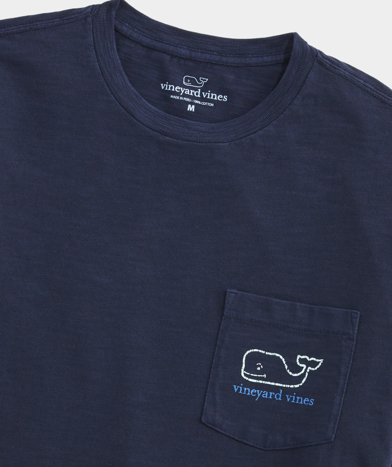 Vineyard Vines Garment-Dyed Vintage Whale Long-Sleeve Pocket Tee< Tees