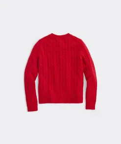Vineyard Vines Girls' Classic Cable Cardigan< Sweaters