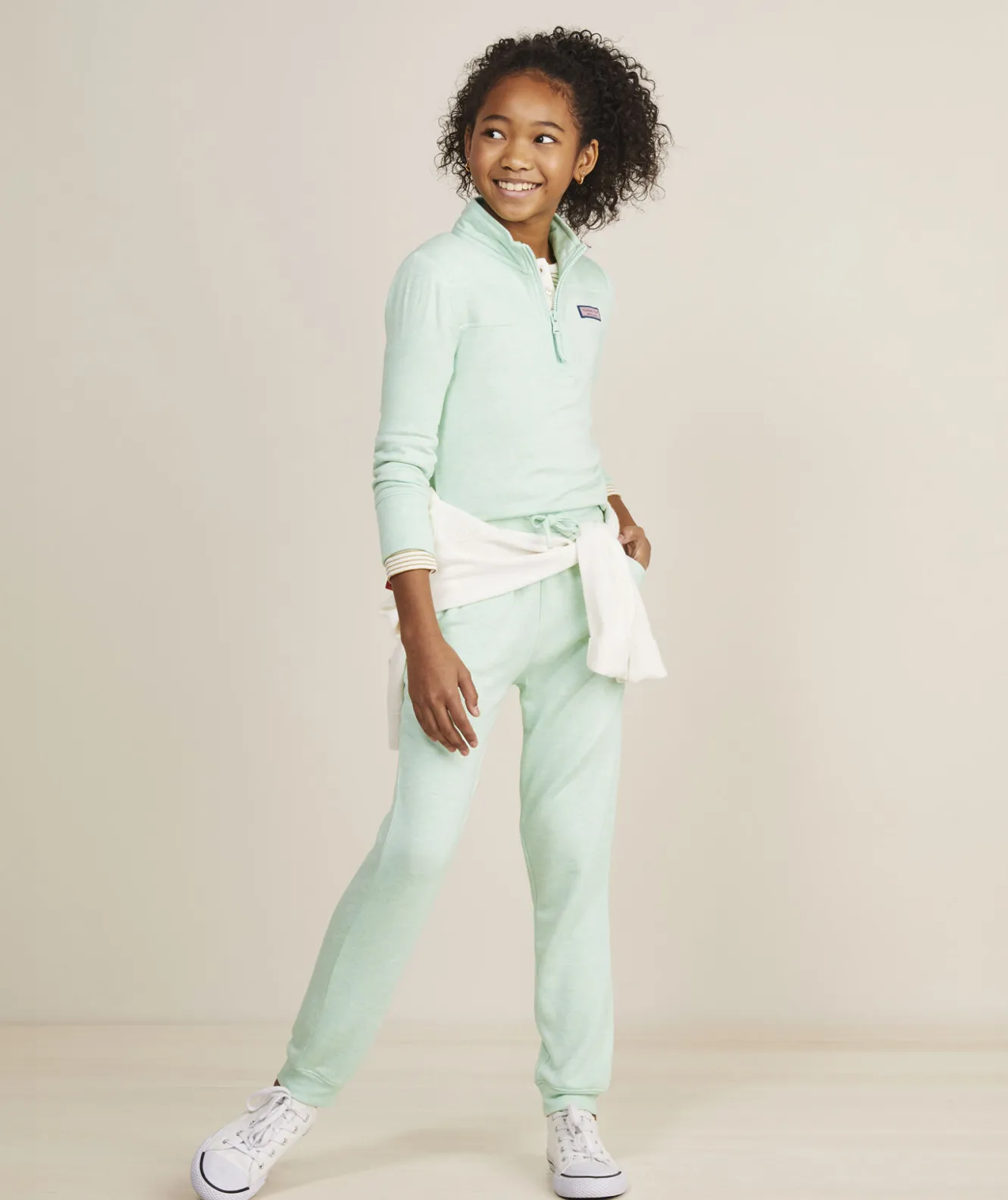 Vineyard Vines Girls' Classic Cable Cardigan< Sweaters