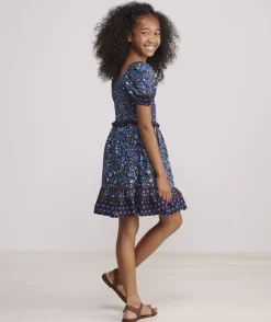 Vineyard Vines Girls' Cord Popover Dress< Dresses
