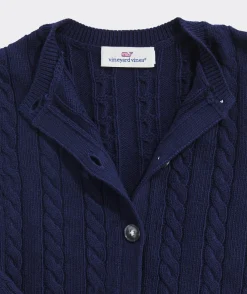 Vineyard Vines Girls' Embroidered Whale Rollneck Sweater< Sweaters