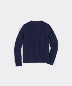Vineyard Vines Girls' Embroidered Whale Rollneck Sweater< Sweaters