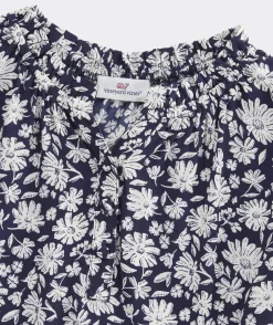 Vineyard Vines Girls' Eyelet Drop-Waist Dress< Dresses|Kids