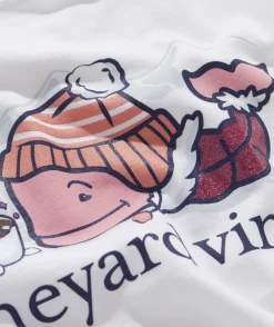 Vineyard Vines Girls' Flip Sequin Shamrock Short-Sleeve Tee< Tops, Tees & Polos