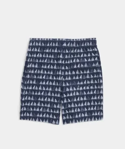 Vineyard Vines Girls' Garment Dyed Burgee Whale Short-Sleeve Tee< Kids