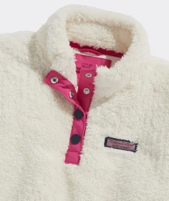 Vineyard Vines Girls' Harbor Fleece Quarter-Snap< Jackets, Blazers & Vests|Sweatshirts & Sweatpants