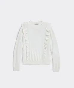 Vineyard Vines Girls' Intarsia Whale Crewneck Sweater< Sweaters|Sweatshirts & Sweatpants