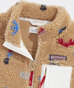Vineyard Vines Girls' Oversized Metallic Puffer Vest< Jackets, Blazers & Vests