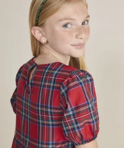 Vineyard Vines Girls' Printed Pleated Dress< Dresses