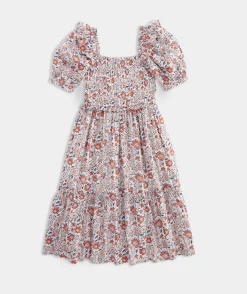 Vineyard Vines Girls' Smocked Waist Dress< Dresses