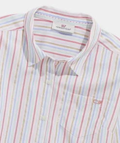 Vineyard Vines Girls' Soft Twill Ruffle Top< Tops, Tees & Polos