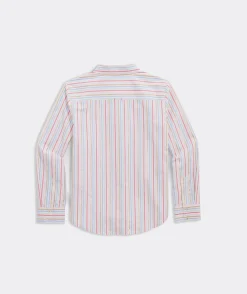 Vineyard Vines Girls' Soft Twill Ruffle Top< Tops, Tees & Polos