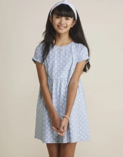 Vineyard Vines Girls' Taffeta Puff-Sleeve Tartan Dress< Dresses