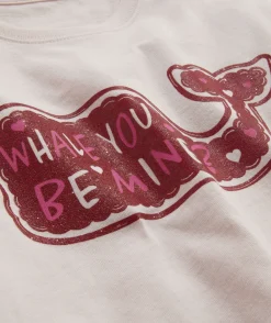 Vineyard Vines Girl's Hot Cocoa Whale Long-Sleeve Pocket Tee< Tops, Tees & Polos