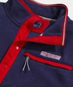 Vineyard Vines Harbor Fleece Quarter-Snap< Quarter-Zips|Sweatpants & Sweatshirts