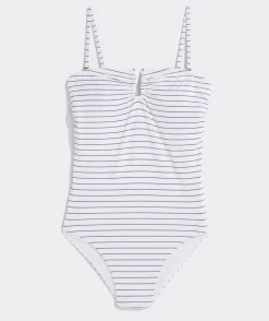 Vineyard Vines Harbor Seersucker Tiered Dress< Womens|Dresses & Skirts