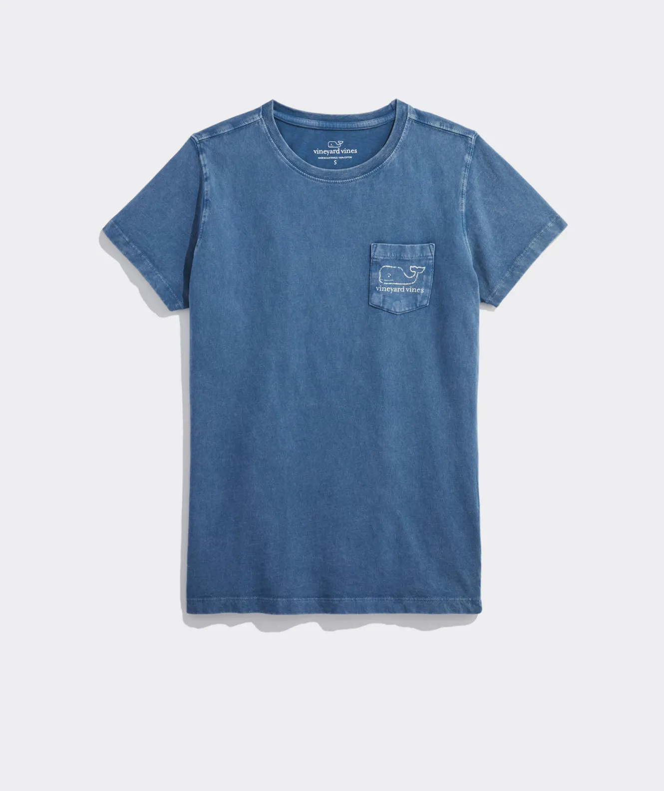 Vineyard Vines Heathered Vintage Whale Short-Sleeve Pocket Tee< Tees