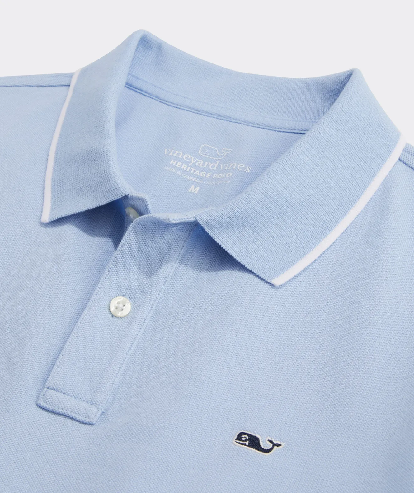 Vineyard Vines Heritage Tipped Pique Polo< Polos
