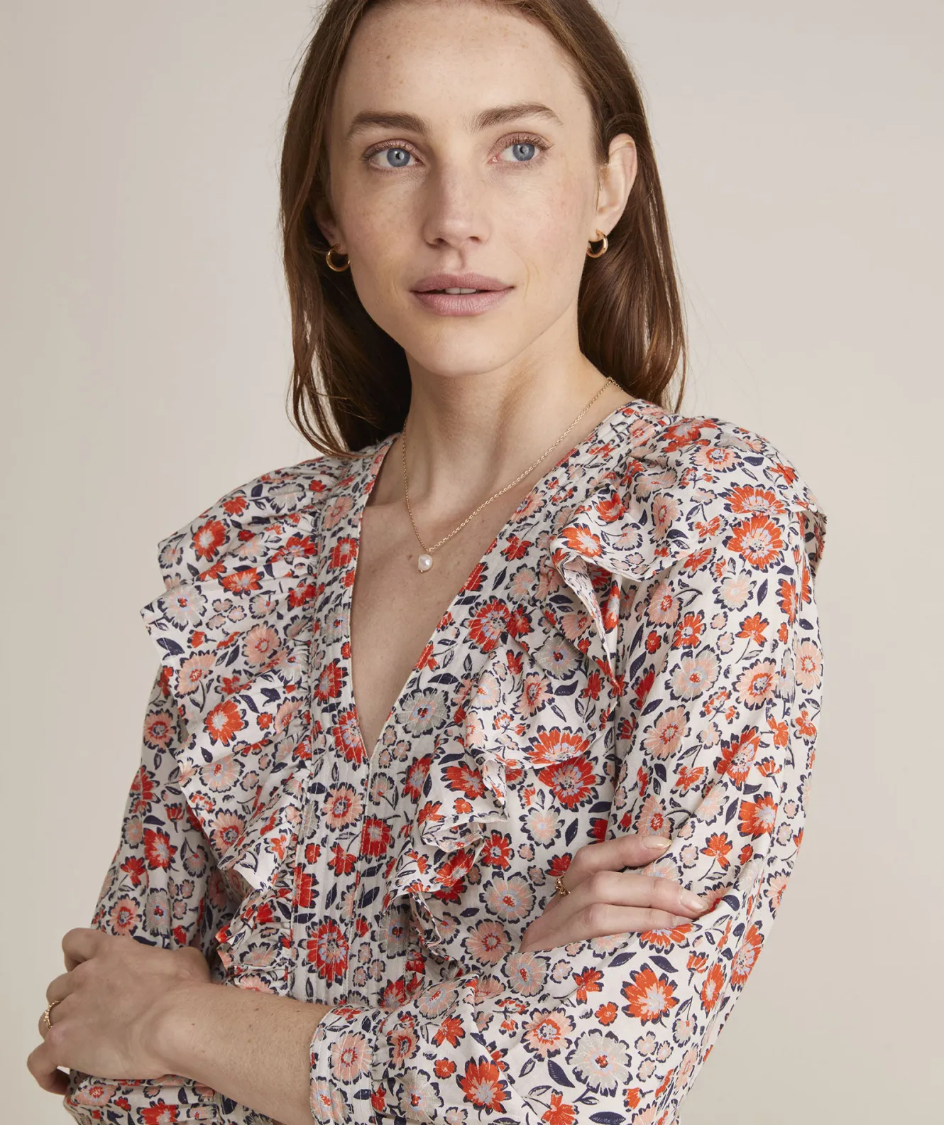 Vineyard Vines Ivy League Floral Ruffle Dress< Dresses & Skirts