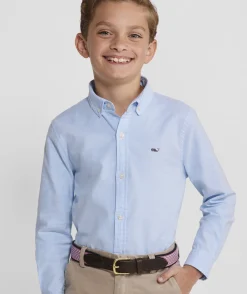Vineyard Vines Kids' Oxford Solid Shirt< Button-Down Shirts