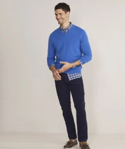 Vineyard Vines Lightweight Cashmere V-Neck Sweater< Sweaters