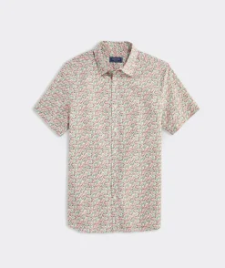 Vineyard Vines Linen Short-Sleeve Stripe Shirt< Mens|Button-Down Shirts