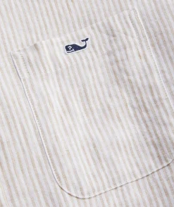 Vineyard Vines Linen Stripe Shirt< Button-Down Shirts