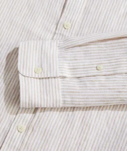 Vineyard Vines Linen Stripe Shirt< Button-Down Shirts