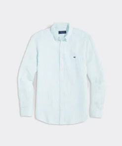 Vineyard Vines Linen Striped Shirt< Button-Down Shirts