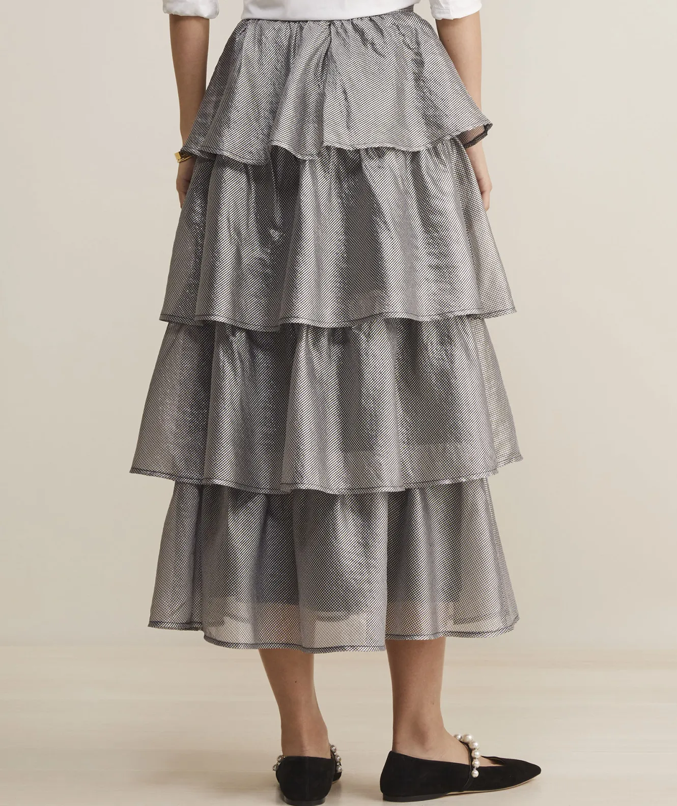 Vineyard Vines Metallic Check Maxi Skirt< Dresses & Skirts
