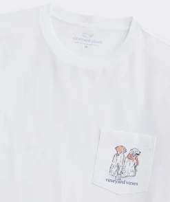 Vineyard Vines Mountain Dogs Long-Sleeve Pocket Tee< Tees