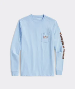 Vineyard Vines Oktoberfest Whale Long-Sleeve Pocket Tee< Tees