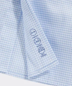 Vineyard Vines On-The-Go brrrº Gingham Spread Collar Shirt< Button-Down Shirts