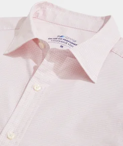 Vineyard Vines On-The-Go brrrº Gingham Spread Collar Shirt< Button-Down Shirts