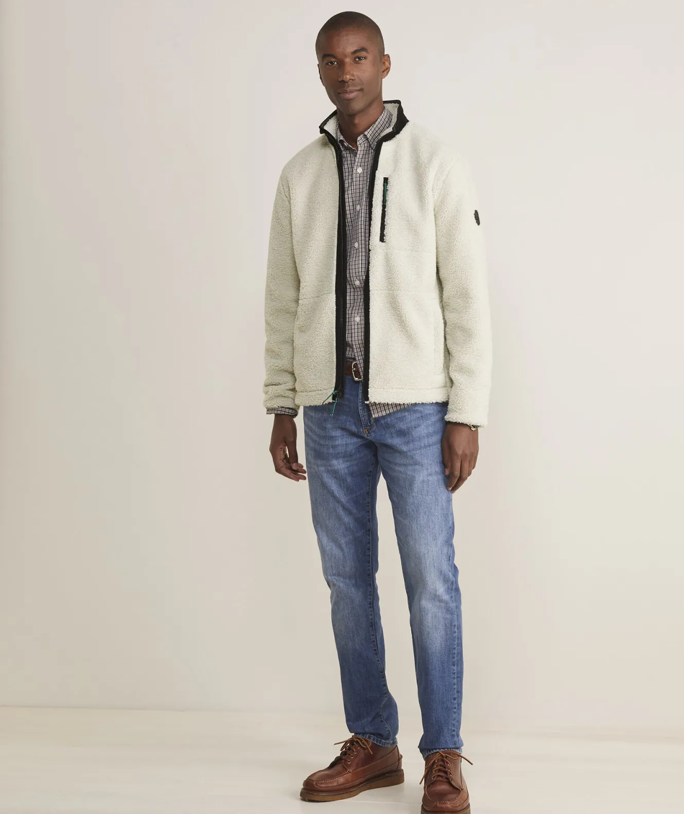 Vineyard Vines On-The-Go Sherpa Full-Zip Jacket< Jackets & Vests