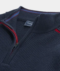 Vineyard Vines On-The-Go Wool Quarter-Zip< Quarter-Zips|Sweaters