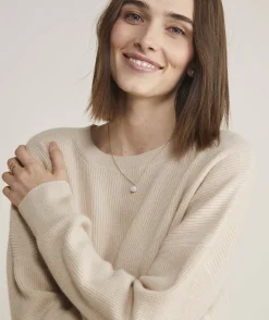 Vineyard Vines Oversized Ribbed Luxe Crewneck Sweater< Sweaters