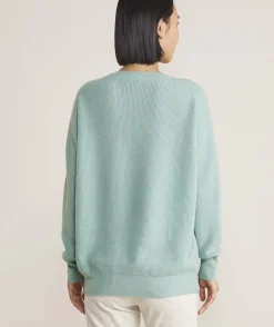 Vineyard Vines Oversized Ribbed Luxe Crewneck Sweater< Sweaters