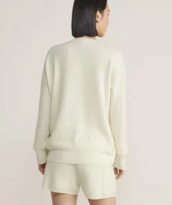 Vineyard Vines Oversized Ribbed Luxe Crewneck Sweater< Sweaters