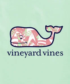 Vineyard Vines Palm Leaves Sunset Scene Short-Sleeve Dunes Tee< Mens|Tees