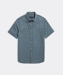 Vineyard Vines Paradise Scene Whale Short-Sleeve Dunes Tee< Mens|Tees