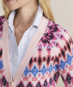 Vineyard Vines Patchwork Fair Isle Mockneck Sweater< Sweaters