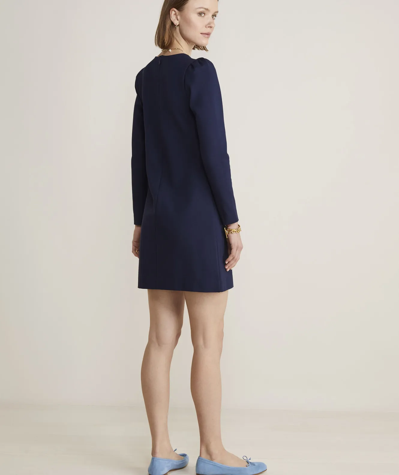 Vineyard Vines Ponte Puff-Sleeve Dress< Dresses & Skirts