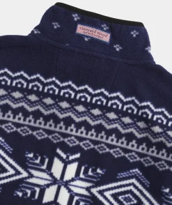 Vineyard Vines Printed Harbor Fleece Quarter-Snap< Sweatpants & Sweatshirts