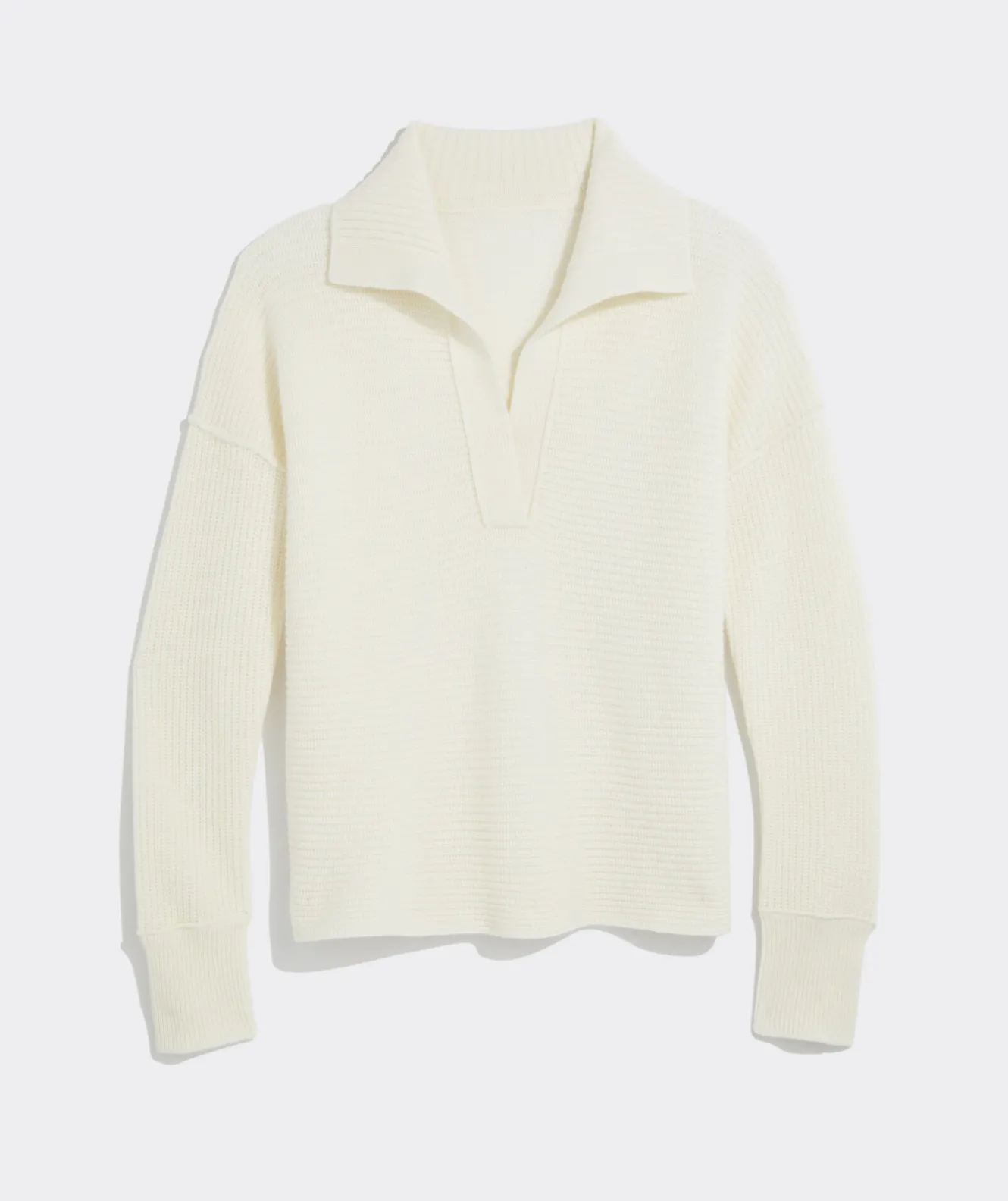 Vineyard Vines Ribbed Cashmere Polo Sweater< Sweaters