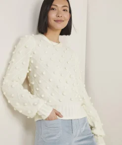 Vineyard Vines Ribbed Cashmere Stripe Polo Sweater< Sweaters