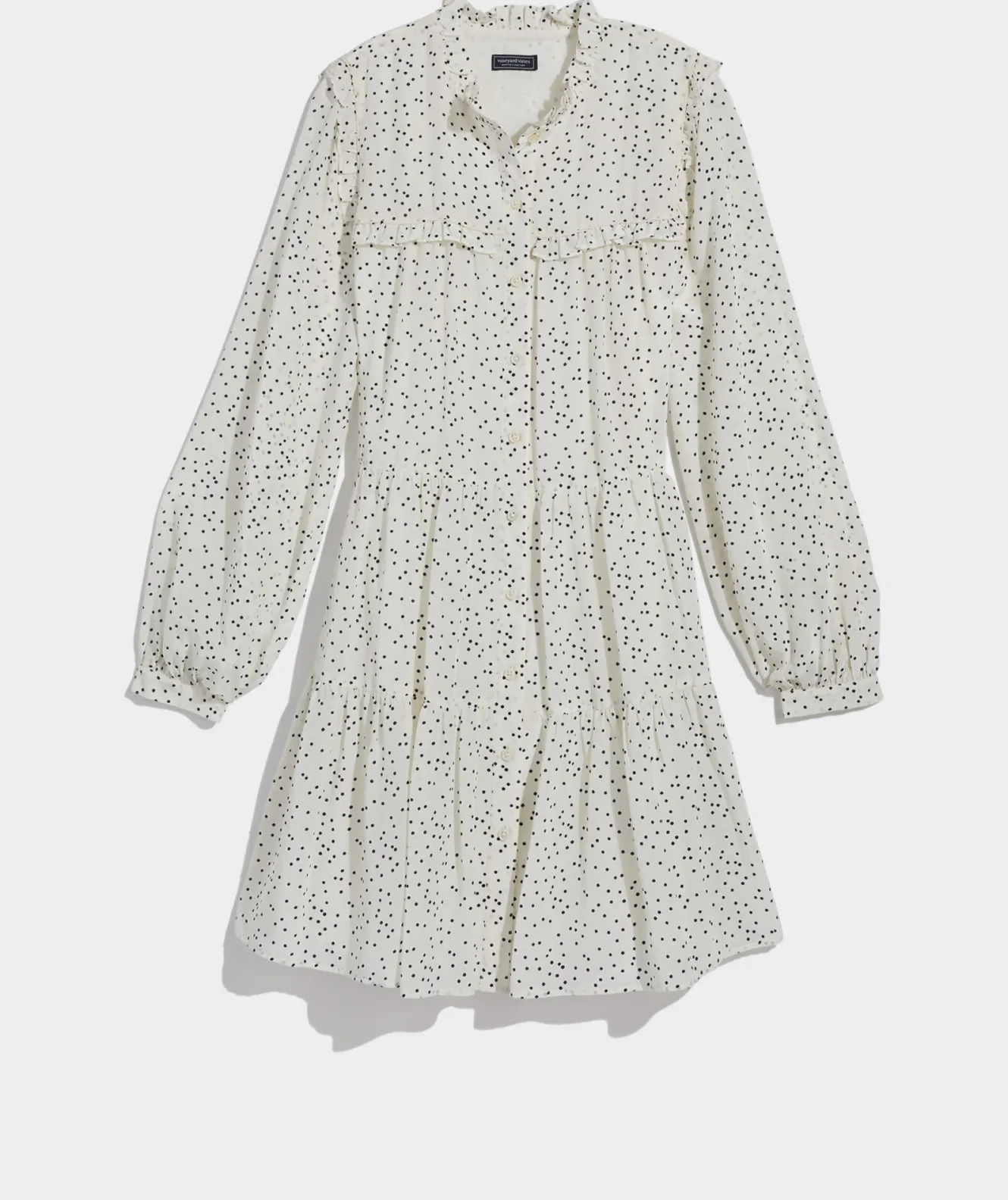 Vineyard Vines Ruffle Tiered Shirtdress< Dresses & Skirts