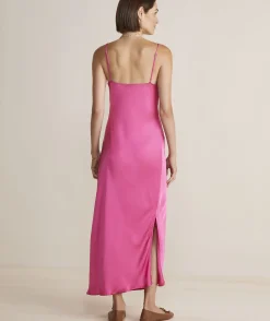 Vineyard Vines Satin Midi Slip Dress< Dresses & Skirts